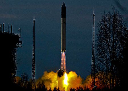Запуск ракеты "Рокот" с космодрома Плесецк